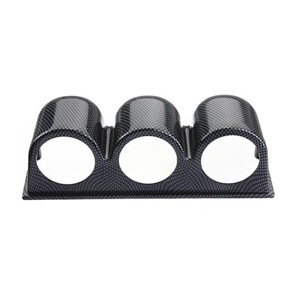 Universal Car Styling Side 2" 52mm DashBoard Gauge Pod Mount Holder Automotive Motorcycles Parts Carbon Fiber Multi-Size car interior trim car meters holder