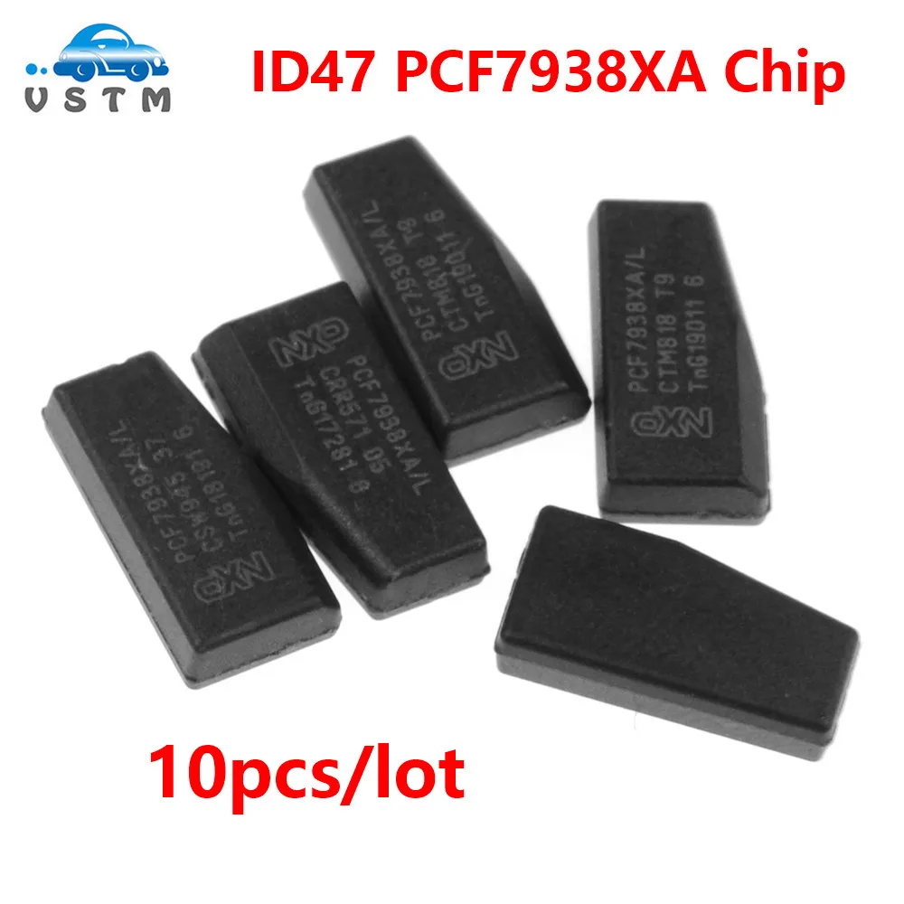 10 шт./лот 2019 новый оригинальный ID47 PCF7938XA карбоновый Автомобильный ключ