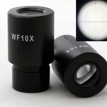 FYSCOPE WF10X/18 мм Широкий формат Биологический микроскоп окуляр объектива соединение с монтаж+ Крест Сетка 23,2 мм Размер