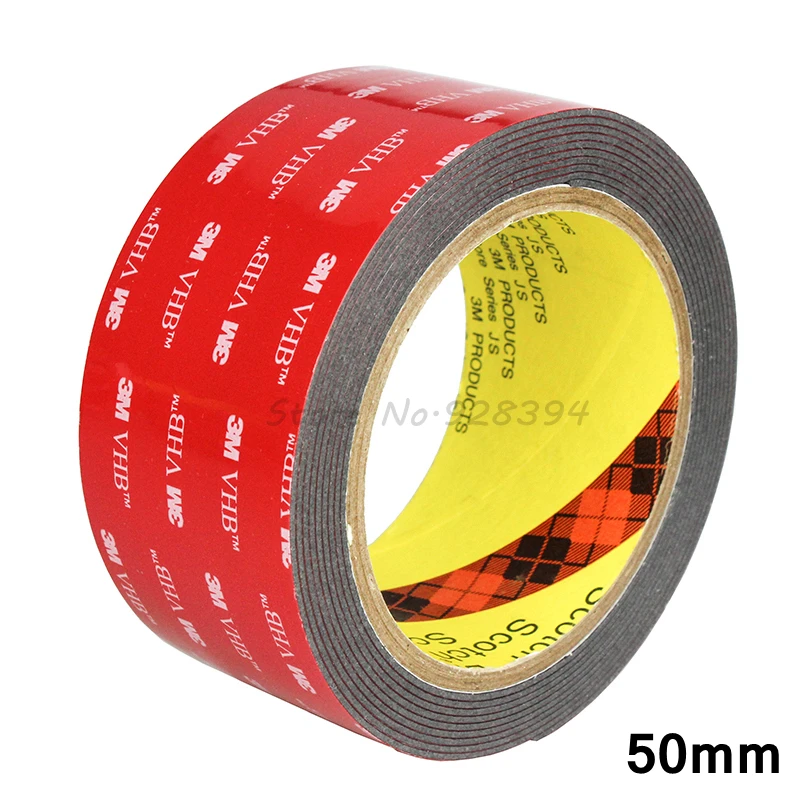 3M VHB 5952 Black Heavy Duty Mounting Tape Double Sided Adhesive