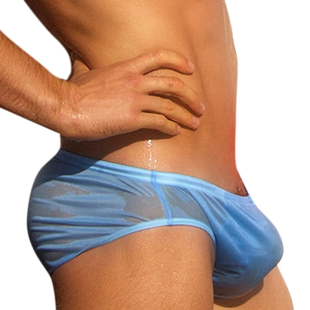 

2019 New Push Up Swimwear Men Water Repellent Men Swimwear Pachwork Men's swimming trunks Men's swimsuit Beach Shorts Swimsuits