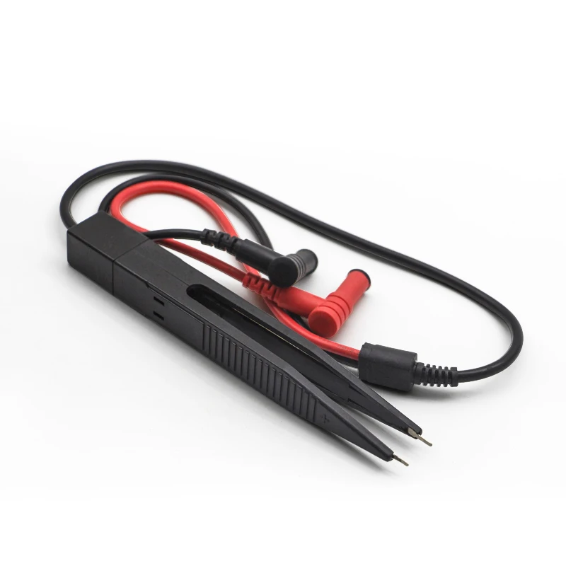 

1 piece SMD SMT Chip Test Clip Lead Probe Multimeter Meter Tweezer Capacitor Resistance