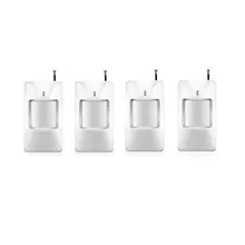 4 шт./лот 315/433 мГц Беспроводной PIR Сенсор детектор движения для Беспроводной GSM/PSTN Автодозвон Главная Охранной Сигнализации системы без батареи