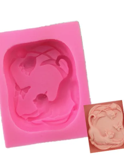 

Cat Casting Soap Making Tool Handmade Craft Soap Silicone Mold
