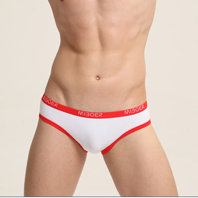 New men Underwear Sexy Briefs Low waist man gay Underwear brief cotton