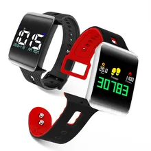 Smart Bracelet Band Color screen LED Blood Pressure Blood Monitor Heart Rate Fitness Tracker Wristbands Sports