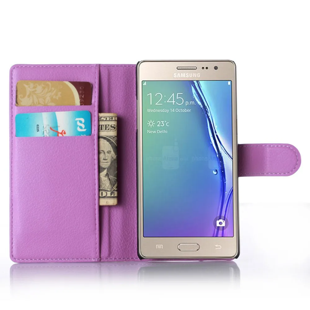Phone Case For Samsung Z3 High quality Pu Leather Flip Case Coverin