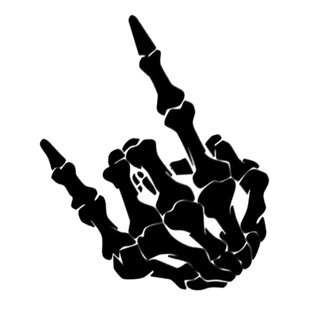 Skeleton Bones Decal Sticker For Use On Laptop, Helmet, Car, Truck, Motorcycle, Windows, Bumper, Wall, - [5 inch] / [13 cm]