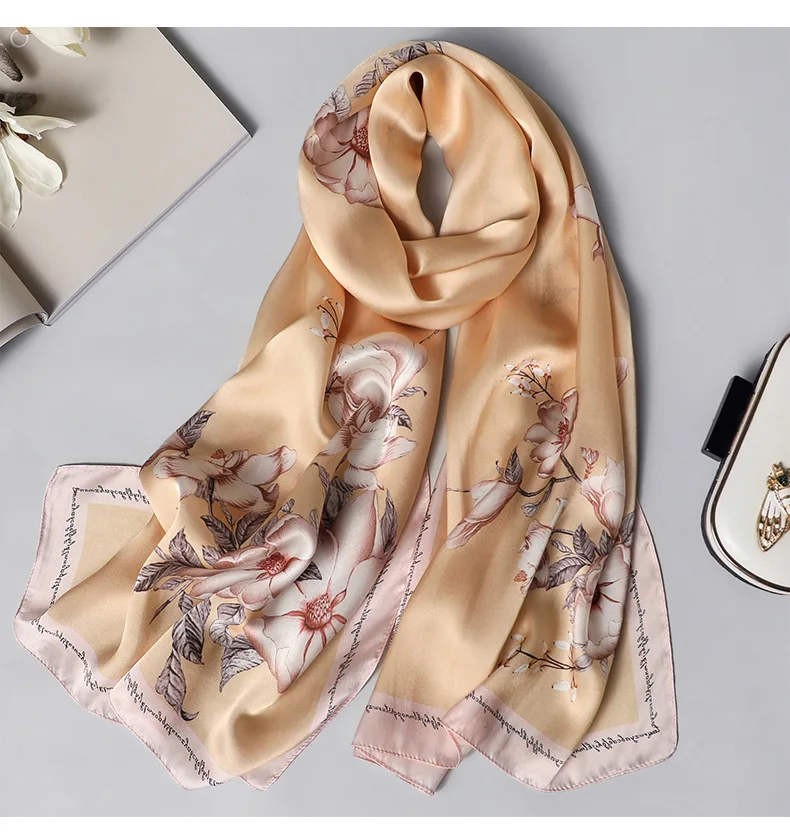 Ladies Women/'s Fashion Print Long Scarves Floral Neck Scarf Shawl Wrap T