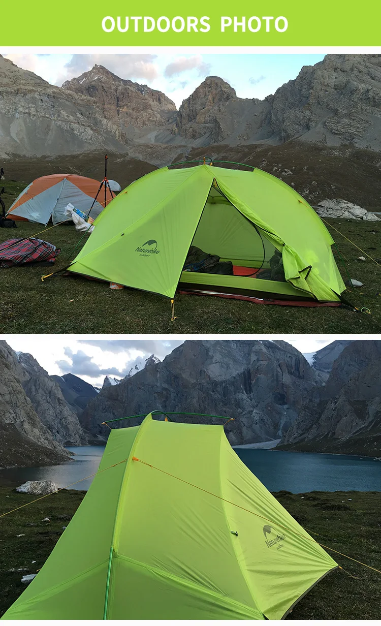 NatureHike Tagar палатка для 1-2 человек двойной слой легкий водонепроницаемый ветрозащитный тент для одной спальни три сезона