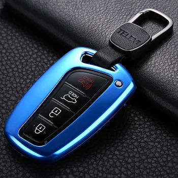 

For Hyundai New Shengda /Gree/ IX45/ Equus /Genesis Aluminium Alloy Car Key Case key shell Auto Key Protective Cover 16.8g