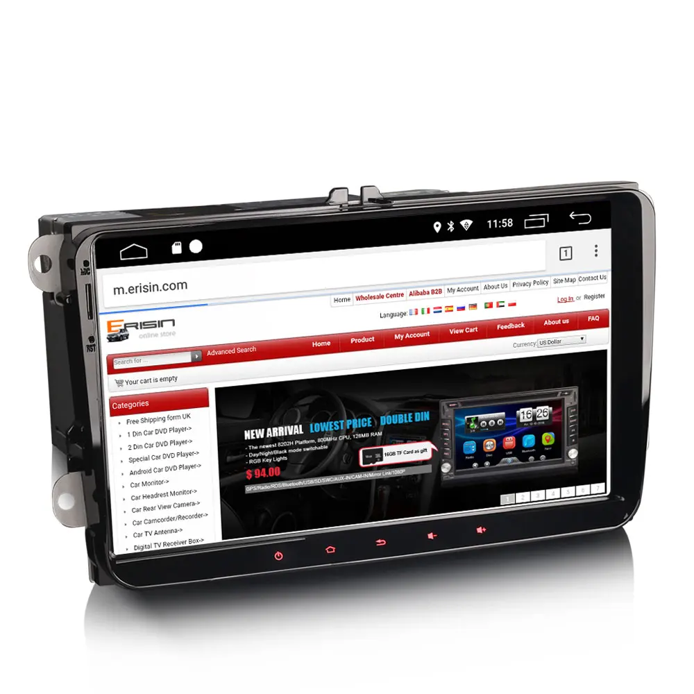 Clearance 9" Pure Touch-Buttons Android 9.0 OS Car Multimedia GPS Radio for Volkswagen Touran 2003-2014 Sagitar 2005-2015 Bora 2005-2015 2