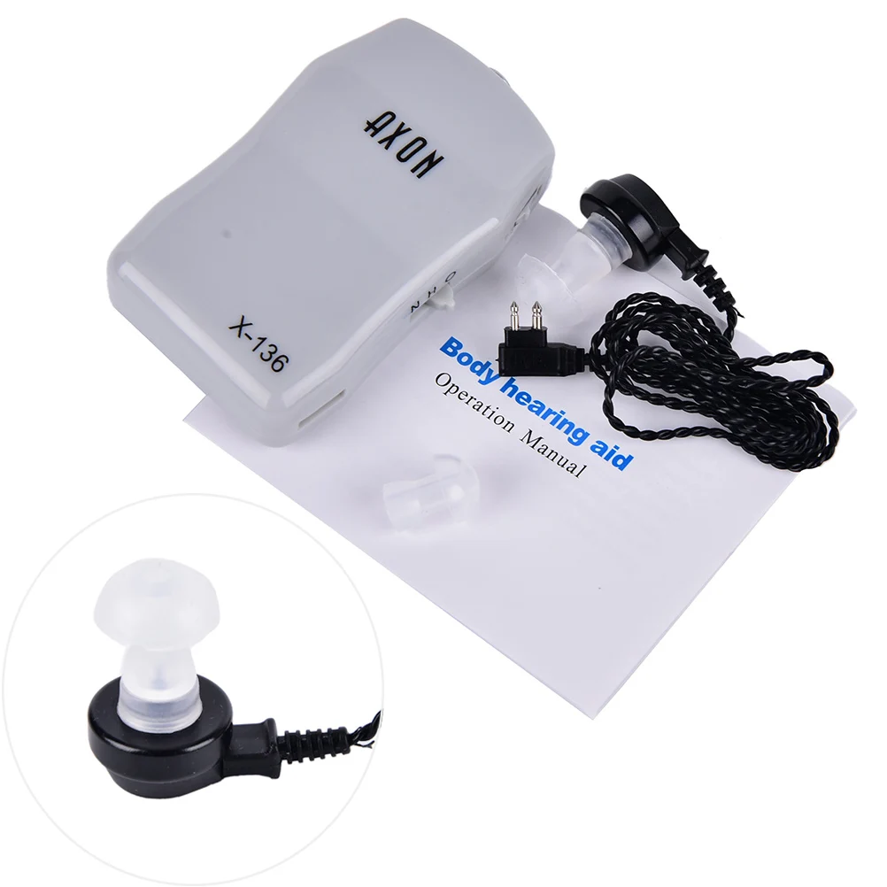 X 136 Hearing Aid Amplifier Health Pocket Mini In Ear Sound Amplifier