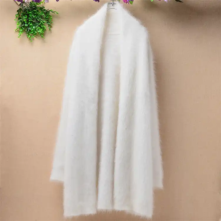 fuzzy cardigan sweater