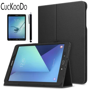 

CucKooDo For Samsung Galaxy Tab S3 9.7'',Slim Folding Cover Case for Samsung Galaxy Tab S3 9.7 Inch SM-T820 +Stylus +Screen Film