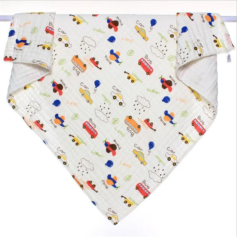 6 Layers Grey Arrow Muslin Cotton Multi-usage Swaddle Baby Receiving Blanket Bath Towel Newborn Swaddle Quilt 5