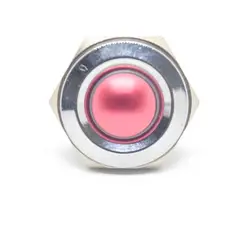 16 мм красный Пресс кнопка Led Мощность марк лампы кнопка фиксации Управление переключатель Self-замок кнопочный переключатель 16E-Q10F /N