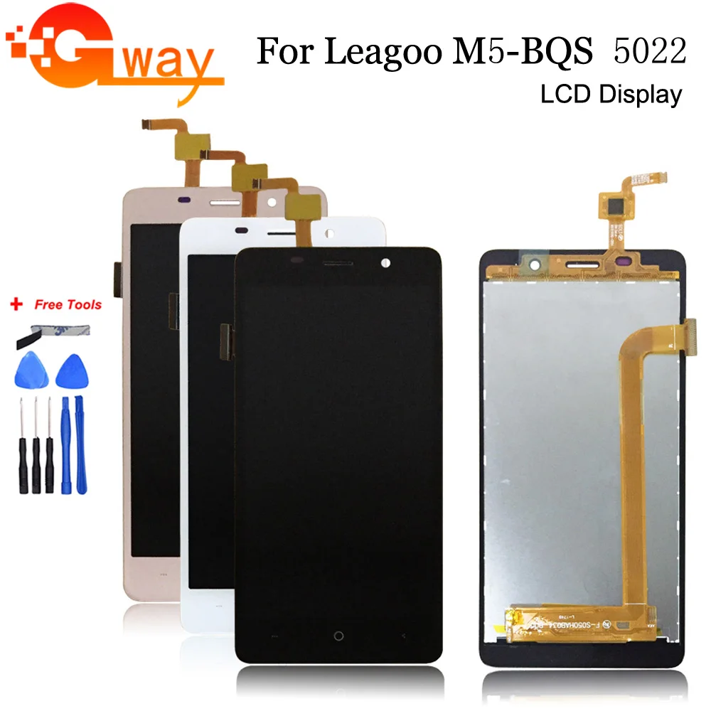 FSTGWAY для Leagoo M5 ЖК-дисплей и сенсорный экран протестированный экран дигитайзер сборка запасные части для BQS 5022