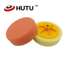 6 дюймов автомобиль детализация колесо оранжевый средний режущий губка пенополиуретан соединение для автомобиля polishier