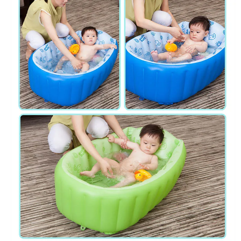 Newborn Cotton Inflatable Baby Bath tub Solid Plastic Cartoon Safety Inflating Baby Swimming Pool Bath Tub Cushion Safety Newborn Cotton Inflatable Baby Bath tub Solid Plastic Cartoon Safety Inflating Baby Swimming Pool Bath Tub Cushion Safety