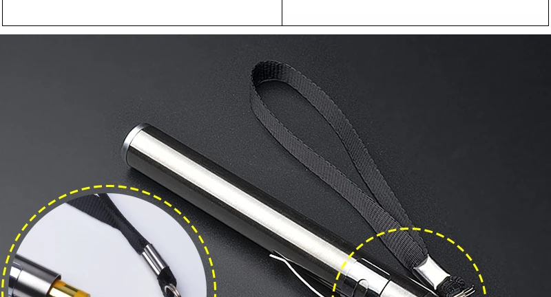 Mini Flash Light Torches Stainless Steel LED Flashlight Round Moon Shape (5)