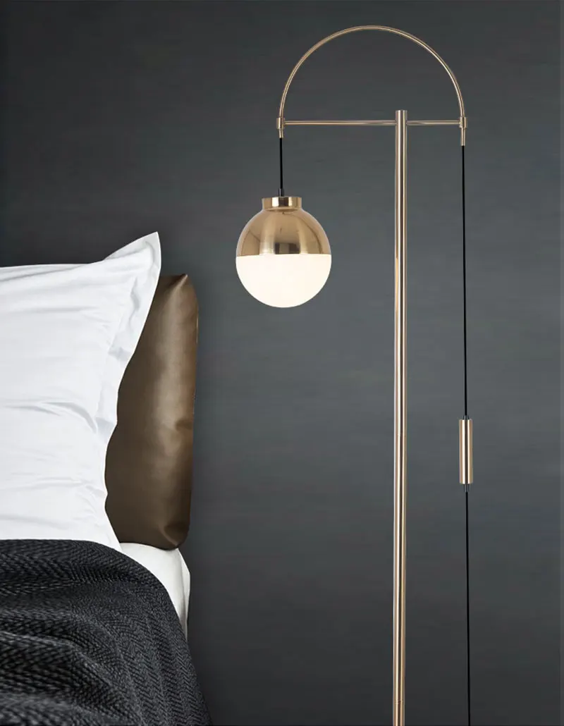 Nordic Modern LED Floor Lamps Standing Lamp Gold Luxury Creative Living Room Light Lamps For Home Bedrooms Hotel Lighting (4)