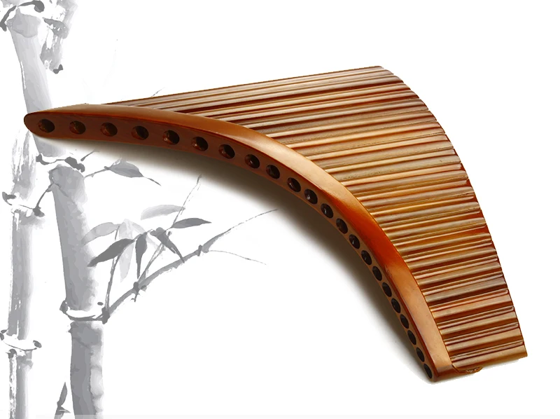 22 трубы Pan флейта G ключ высокое качество Pan трубы духовой инструмент Китайский традиционный музыкальный инструмент Bamboo Pan флейта