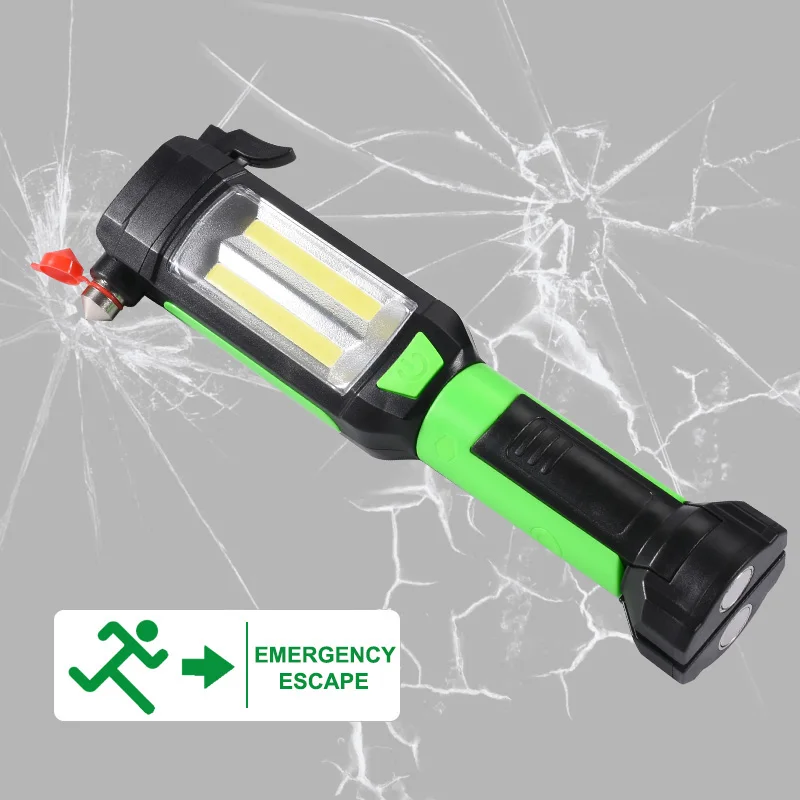 Cena Coba oświetlenie robocze COB przenośna latarka LED usb lampa z możliwością wielokrotnego ładowania z nóż młotek podłączyć magnetyczne klip na camping chcesz naprawić