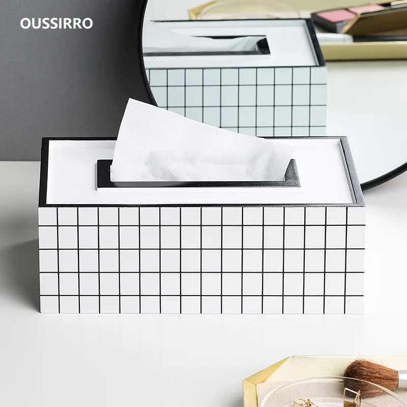 OUSSIRRO новая коробка для салфеток многофункциональный держатель деревянная