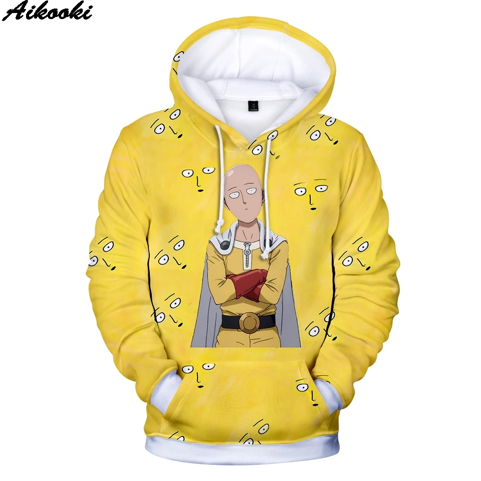

Aikooki Hoodie One punch man 3D Hoodies Men/Women Sweatshirts Fashion Hooded Plus Size Sweatshirts 3D Hoodies One punch man