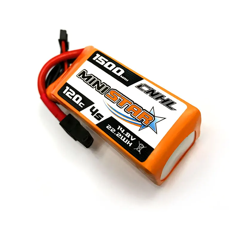 2 шт CNHL MiniStar 1500 mAh 14,8 V 4S 120C Lipo батарея