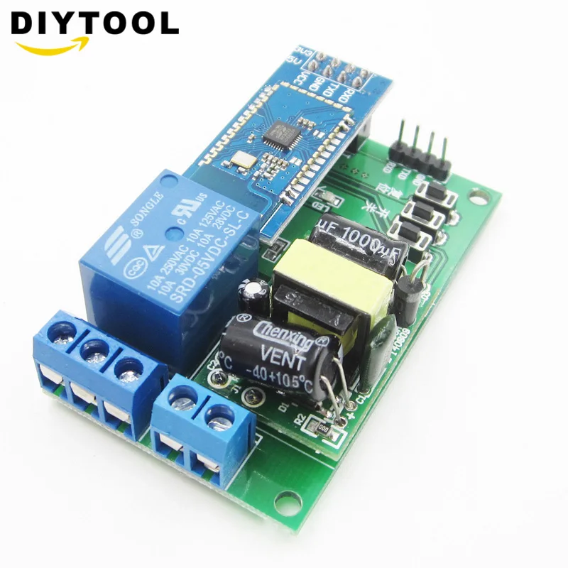 DC 5V 1 канальный Bluetooth управления релейный модуль SCM TTL последовательный порт цикл