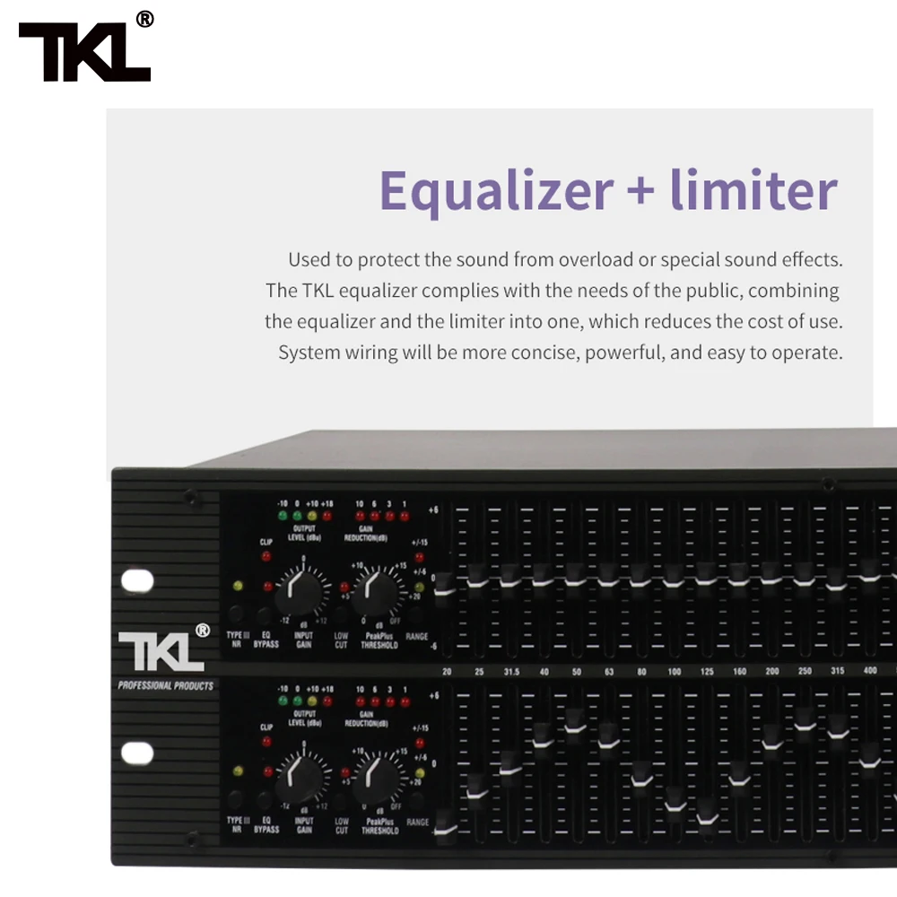 TKL 2231 professional equalizer EQ balance mixer