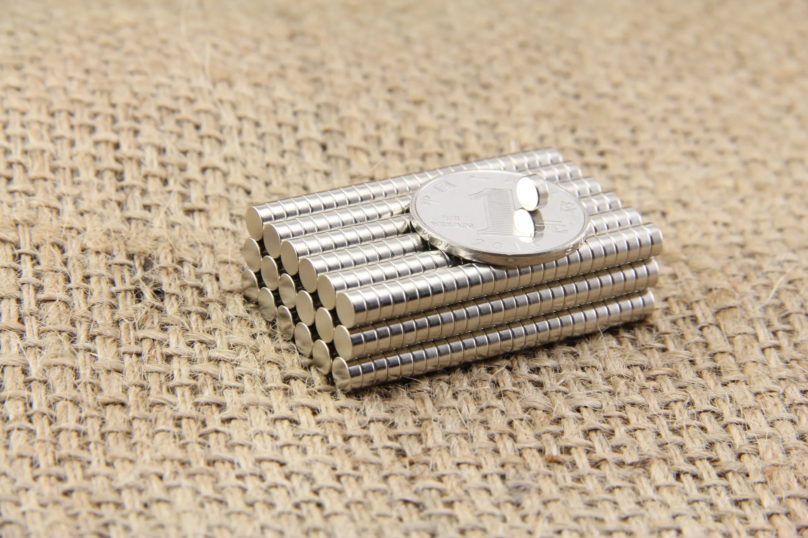 

100pcs 200PCS disc 5x2mm n35 rare earth permanent strong neodymium magnet bulk NdFeB magnets nickle
