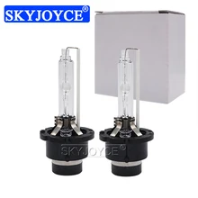 SKYJOYCE 55 Вт Ксеон D2S 6000 K HID Xenon D4S Автомобильный свет фар лампа 4300 K 5000 K 8000 K D2S D2R D4R D4S 35 Вт HID сменный лампы