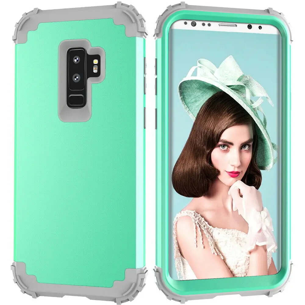 Samsung S9/S9 Plus/Note 8 New Armor Shockproof Hybrid Protector Combo Case Shell