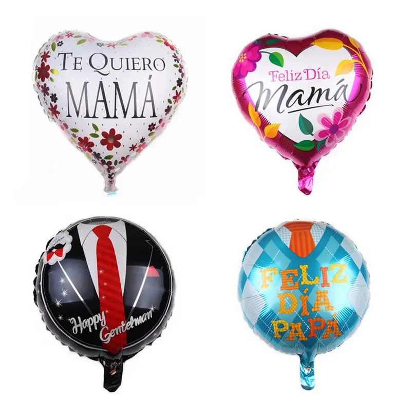 

HDBFH New 18-inch Father's Day Mother's Day Series Aluminum Balloons Festival Party Decoration Balloons High Quality
