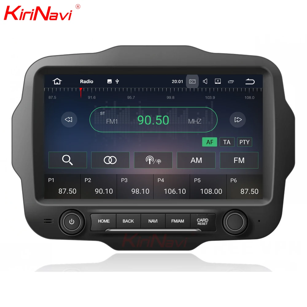 Excellent KiriNavi Android 7.1 car navigation system for Jeep Renegade navigation touch screen Car DVD Player with WiFi 3g BT 4 Excellent KiriNavi Android 7.1 car navigation system for Jeep Renegade navigation touch screen Car DVD Player with WiFi 3g BT 4