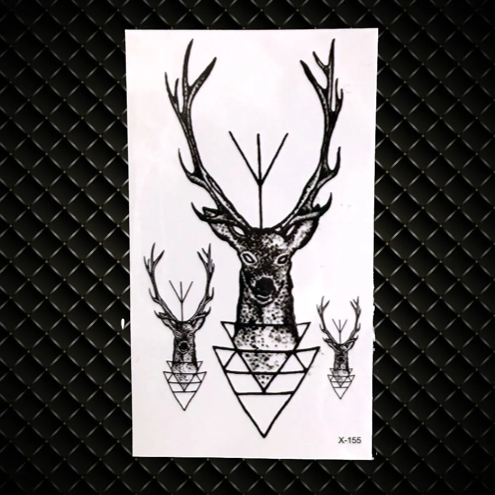 بارد الجناح ريشة وشم ملصقا للماء الأسود للرجال النساء هيئة الفن الذراع الرقبة الوشم وهمية الوشم المؤقت لاصق GAQ-138