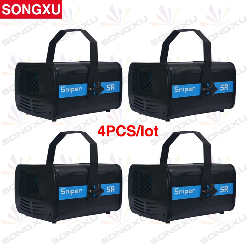 SONGXU 4 шт./лот новейший Снайпер 5R стробоскоп для дискотеки световой луч