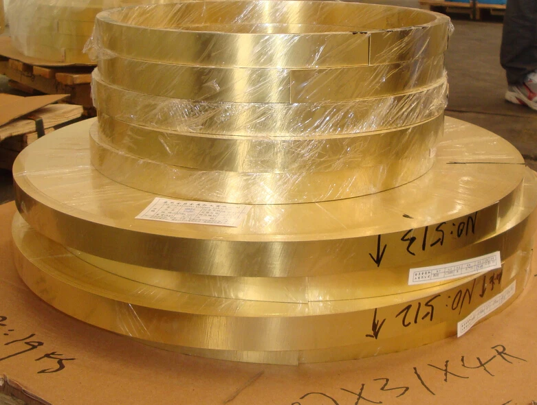 Цена 0,05x200 мм 1 метр DIY Материал латунная лента Золотая медная фольга