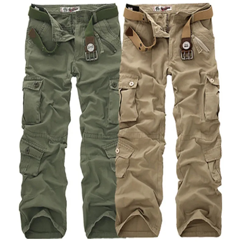 RAY gracia de los hombres al aire libre ejército militar de camuflaje pantalones de senderismo Multi-Bolsillo camuflaje carga pantalones de Trekking deportes