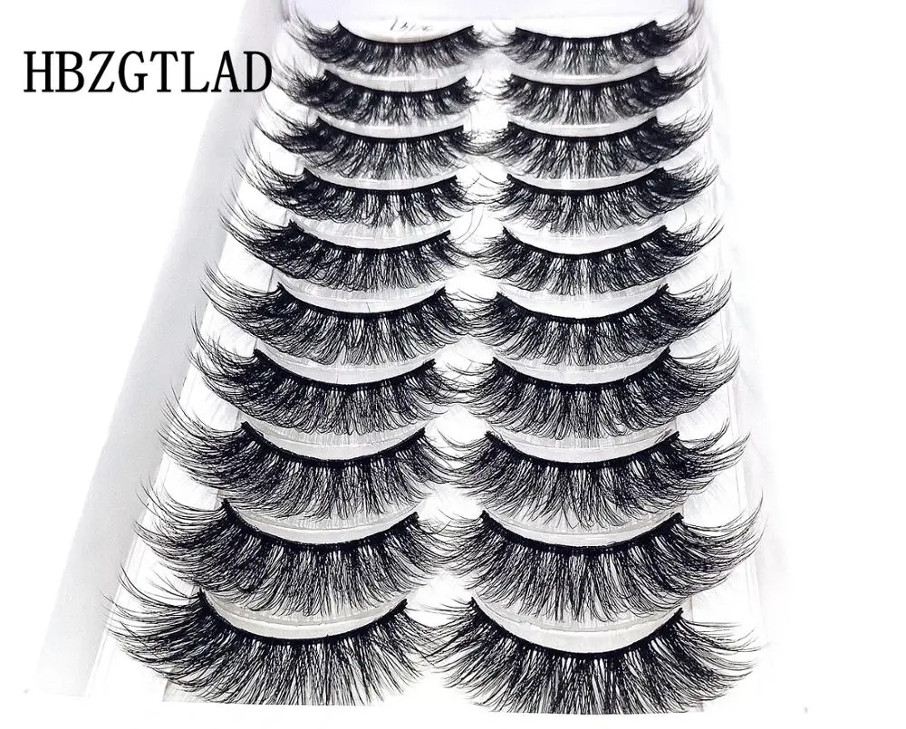 

HBZGTLAD 10 pairs natural false eyelashes fake lashes long makeup 3d mink lashes eyelash extension mink eyelashes for beauty 97