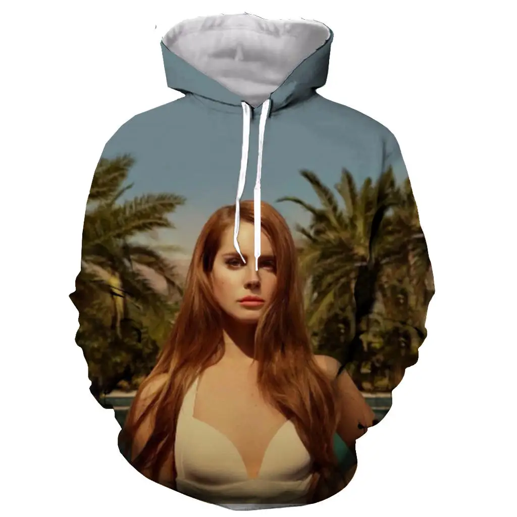 

Lana Del Rey 3D printed men women hooded hoodie fashion graphic hoodie casual streetwear pullover hoodie