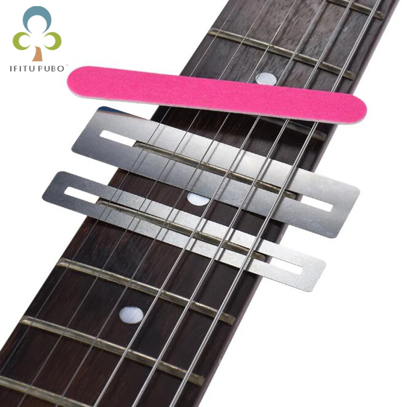 

Guitar Fret Repairing Tool Set Fretboard Guard Protector Fretwire File Sanding Cleaning Polish Luthier Tool Accessories GYH