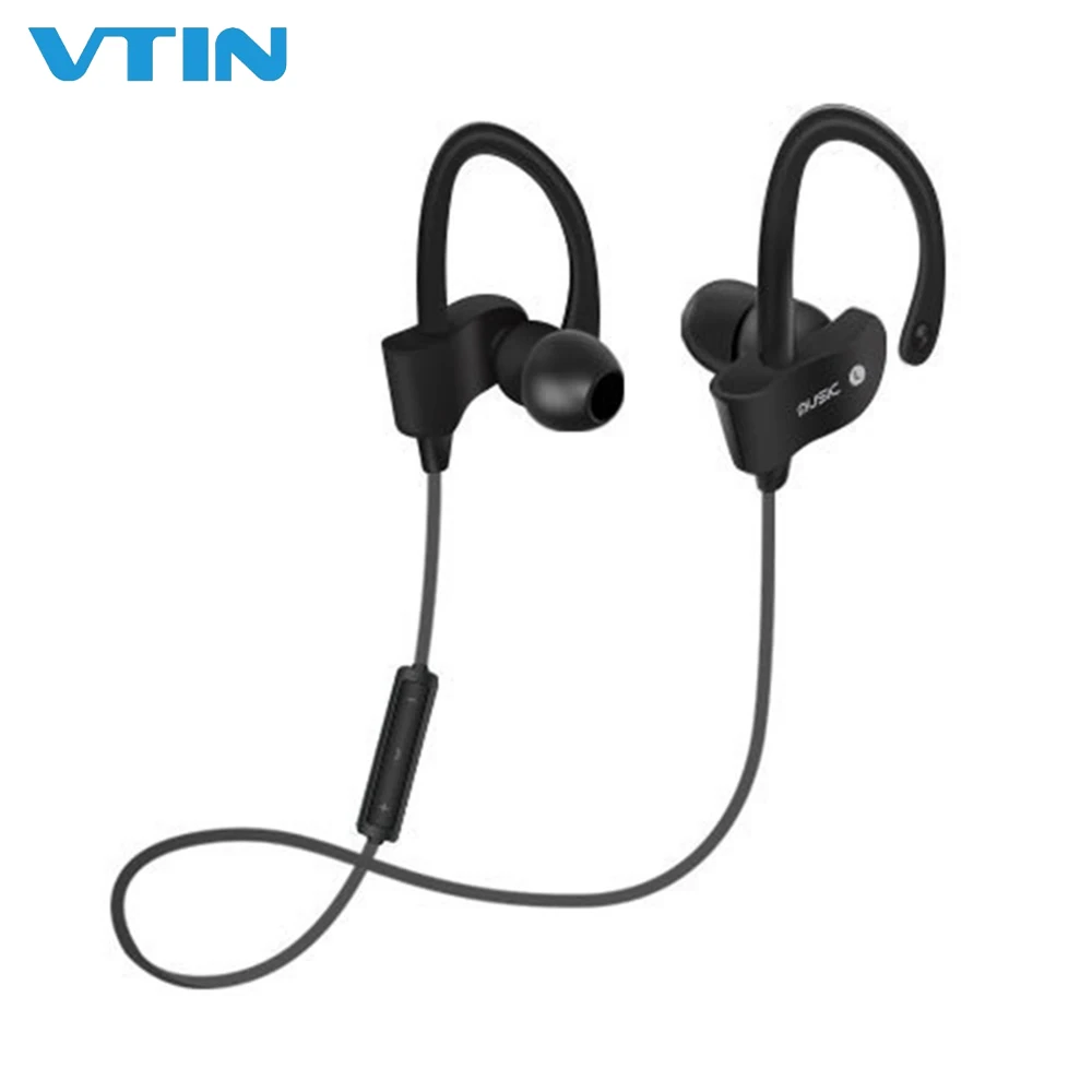 

VTIN Ear Hook Wireless Bluetooth Stereo Earphones With Mic Sweatproof Sport Running Headphone for iPhone Andriod Phone