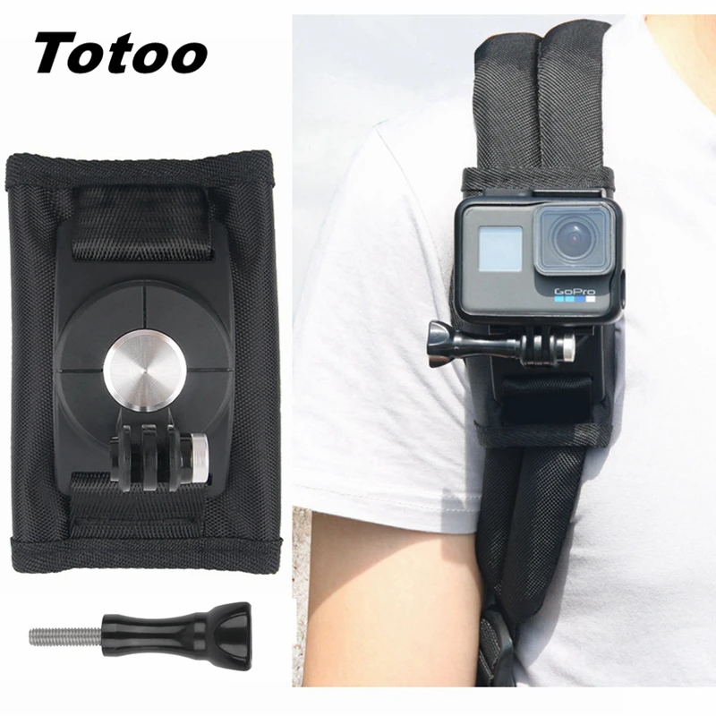 

Quick Mount Adapter For Gopro Hero 7 6 5 Backpack Clip Shoulder Fixed Bracket Buckle For DJI Osmo Action Yi 4K+SJCAM Magic Paste