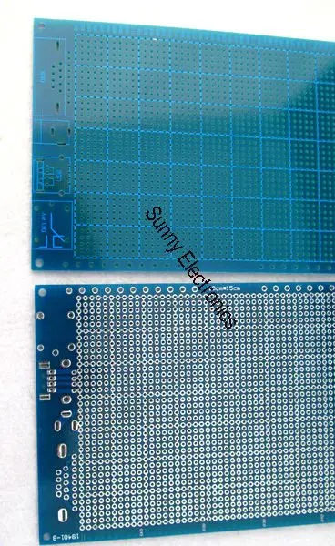 10x 15 см(" x 6") Односторонний Прототип PCB панель универсальная печатная плата FR-4 стекловолокна 10 шт./партия