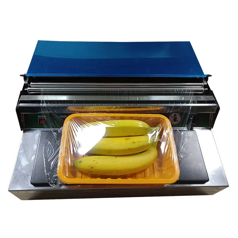 Cling film sealing machine food wrap film packaging machine automatic wrap film baler stainless steel