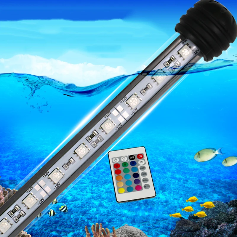 preço Aquário Do Tanque de Peixes de Luz Super Brilhante luz de Tira CONDUZIDA Impermeável luzes Coloridas com Controle Remoto Cor EUA UA UE UK Plug MF 27U